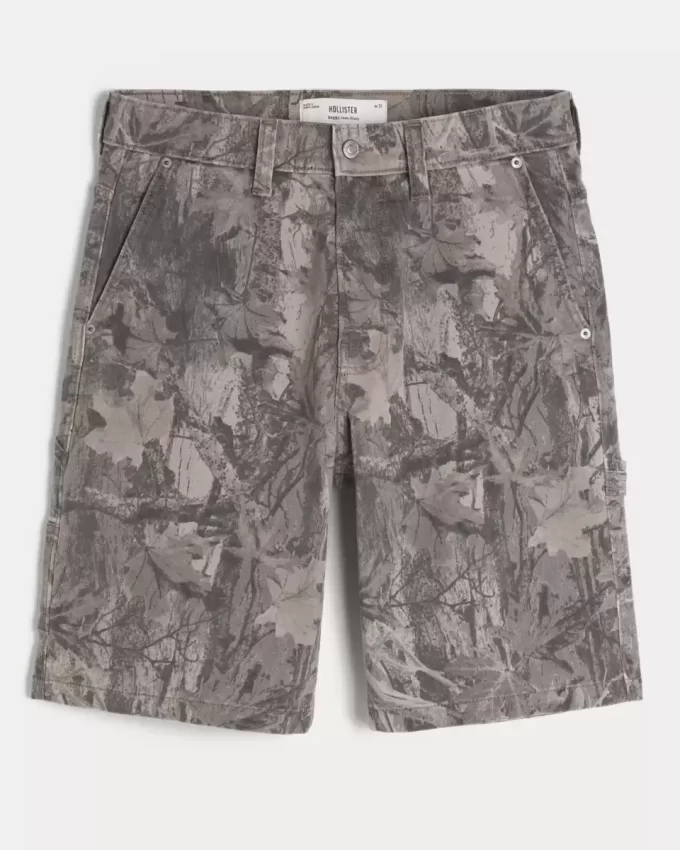 Σορτς ζωγραφικής Camo Baggy Denim Σορτς ζωγραφικής Camo Baggy Denim