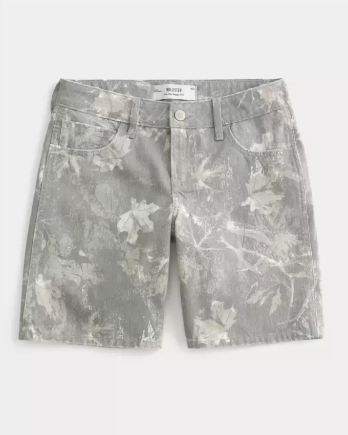 Χαμηλό ύψος Camo Baggy Jort Χαμηλό ύψος Camo Baggy Jort