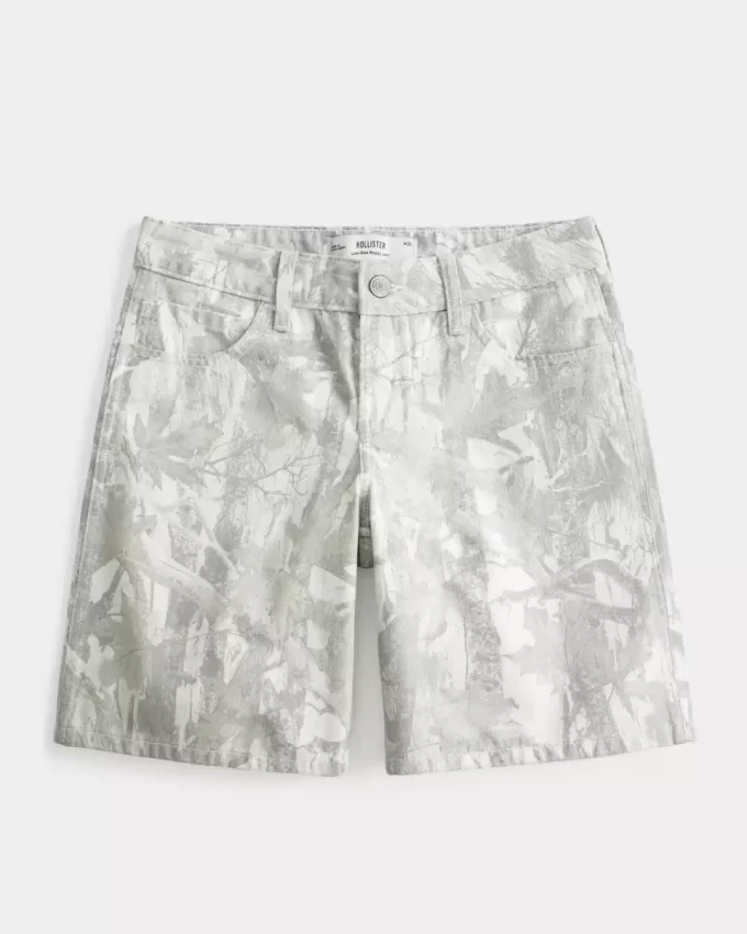 Χαμηλό ύψος Camo Baggy Jort Χαμηλό ύψος Camo Baggy Jort