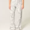 Παντελόνι Camo με φαρδύ πόδι Heart Pocket Camo Παντελόνι Camo με φαρδύ πόδι Heart Pocket Camo