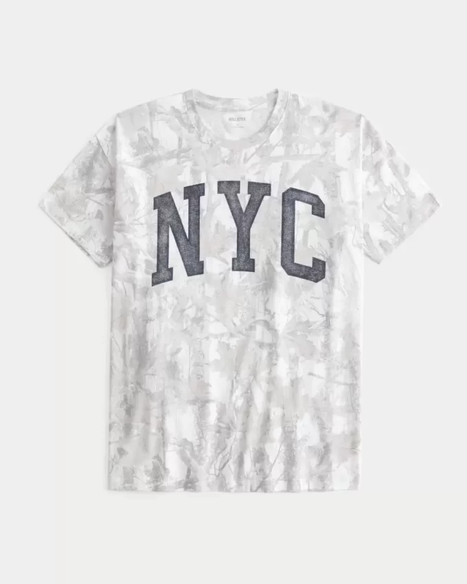 Υπερμεγέθη γραφικό μπλουζάκι Camo NYC Υπερμεγέθη γραφικό μπλουζάκι Camo NYC
