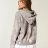 Υπερμεγέθη Camo Zip-Up Hoodie Υπερμεγέθη Camo Zip-Up Hoodie