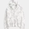 Υπερμεγέθη Camo Zip-Up Hoodie Υπερμεγέθη Camo Zip-Up Hoodie