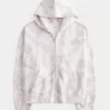 Μεγάλο ροζ Camo Zip-Up Hoodie Μεγάλο ροζ Camo Zip-Up Hoodie