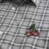 Μπουκέτο κοντομάνικο Cherry γραφικό πουκάμισο Μπουκέτο κοντομάνικο Cherry γραφικό πουκάμισο
