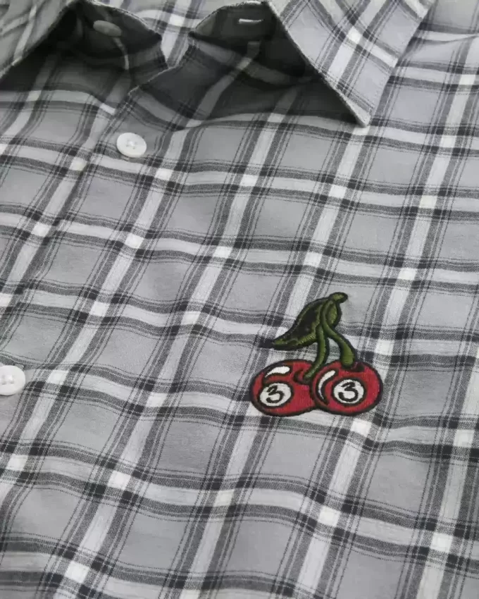 Μπουκέτο κοντομάνικο Cherry γραφικό πουκάμισο Μπουκέτο κοντομάνικο Cherry γραφικό πουκάμισο