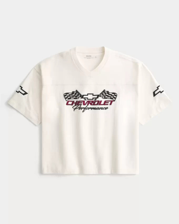 Γραφικό μπλουζάκι βαρέων βαρών Chevrolet Crop