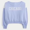 Εύκολη γραφική μπλούζα Chicago Off-the-Shoulder Εύκολη γραφική μπλούζα Chicago Off-the-Shoulder