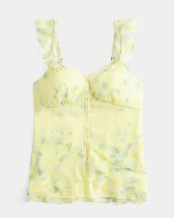 Εύκολο Chiffon Babydoll Top