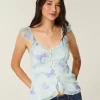 Εύκολο Chiffon Babydoll Top