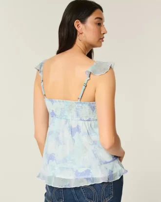Εύκολο Chiffon Babydoll Top