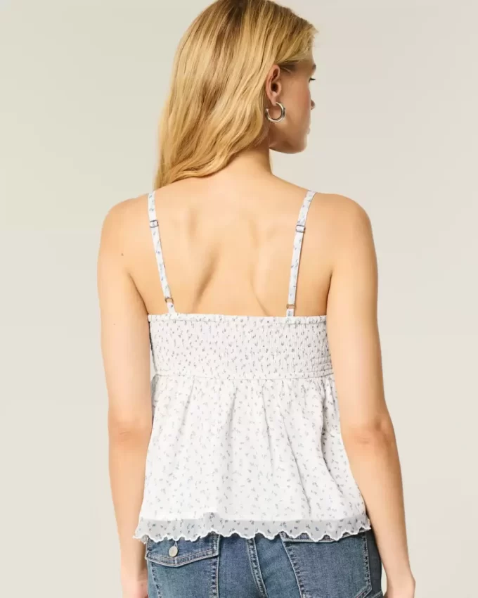Εύκολο Chiffon Babydoll Top Εύκολο Chiffon Babydoll Top