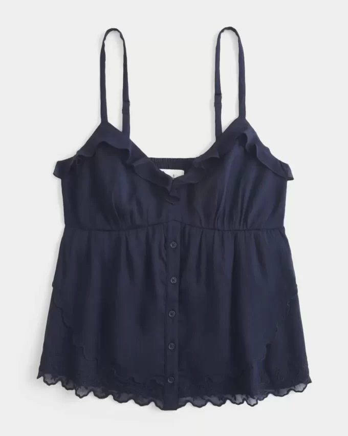 Εύκολο Chiffon Babydoll Top