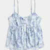 Εύκολο Chiffon Babydoll Top Εύκολο Chiffon Babydoll Top