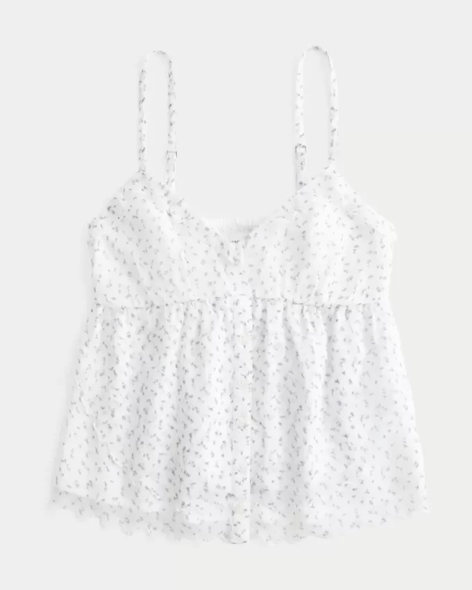 Εύκολο Chiffon Babydoll Top Εύκολο Chiffon Babydoll Top