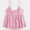 Εύκολο Chiffon Babydoll Top Εύκολο Chiffon Babydoll Top