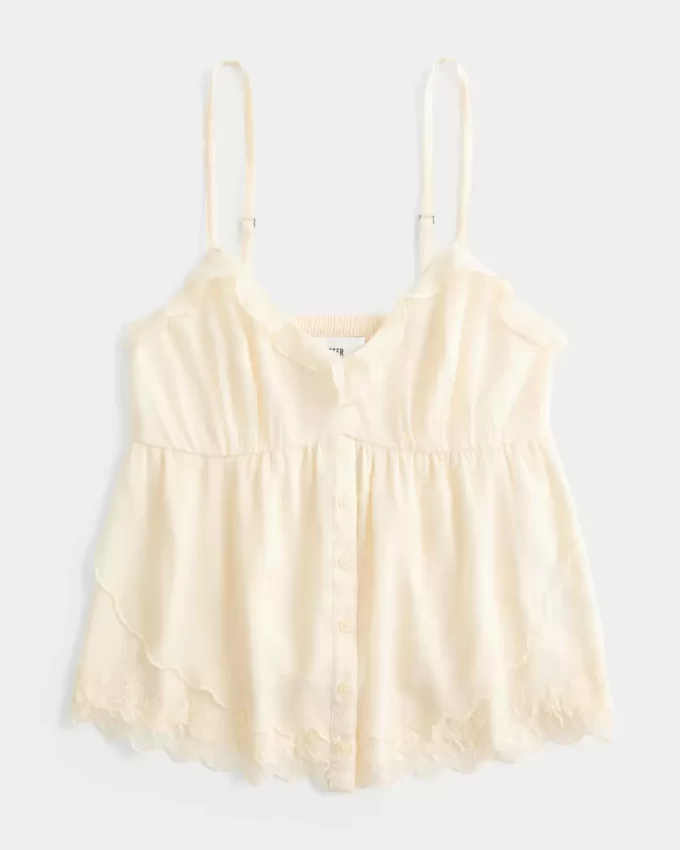 Εύκολο Chiffon Babydoll Top Εύκολο Chiffon Babydoll Top