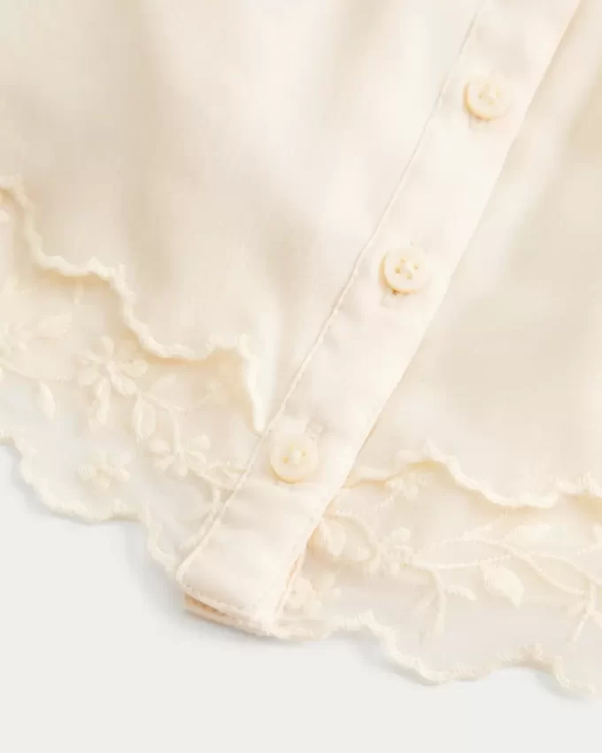Εύκολο Chiffon Babydoll Top Εύκολο Chiffon Babydoll Top