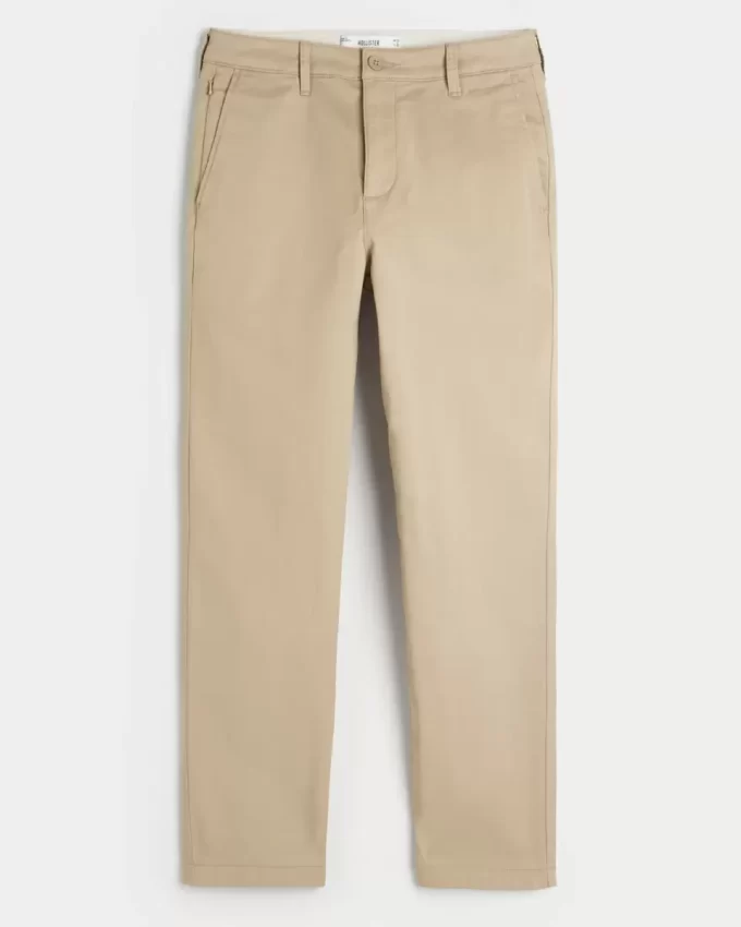 Λεπτό ίσιο παντελόνι Chino Λεπτό ίσιο παντελόνι Chino