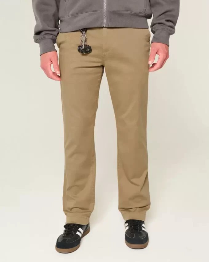 Λεπτό ίσιο παντελόνι Chino Λεπτό ίσιο παντελόνι Chino