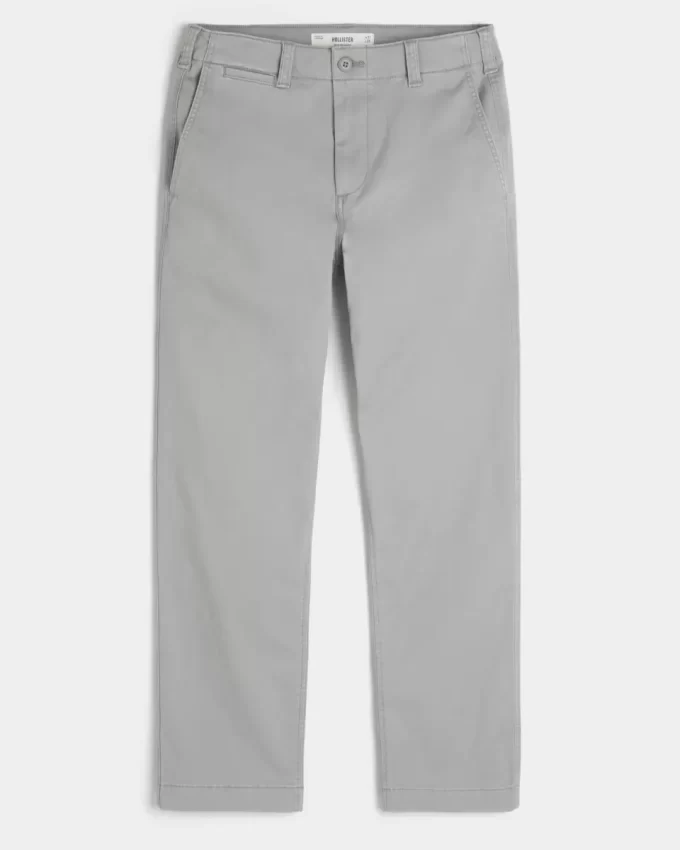 Λεπτό ίσιο παντελόνι Chino Λεπτό ίσιο παντελόνι Chino