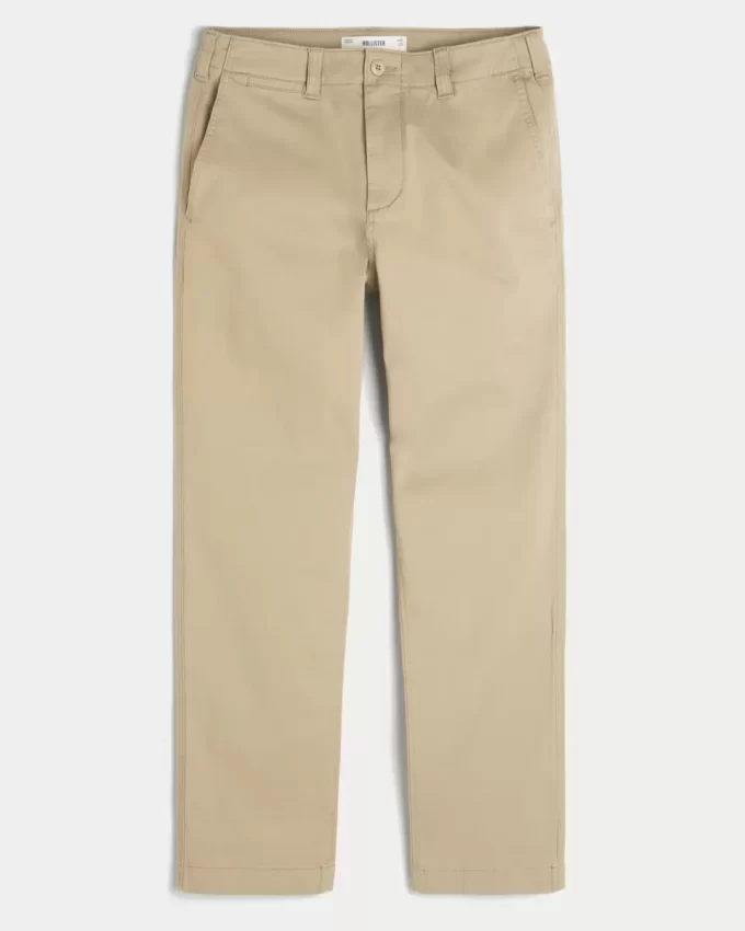 Λεπτό ίσιο παντελόνι Chino Λεπτό ίσιο παντελόνι Chino