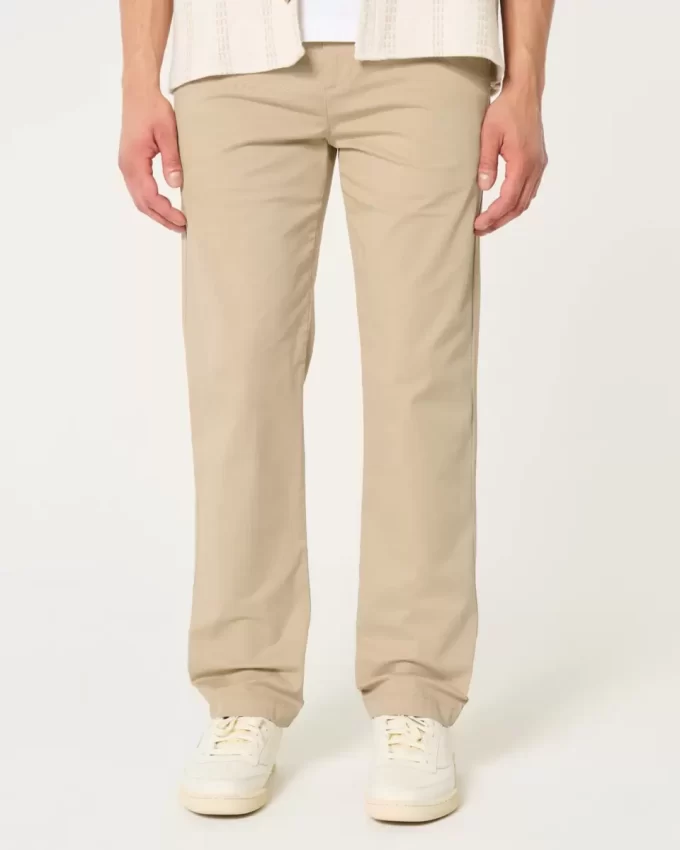 Λεπτό ίσιο παντελόνι Chino Λεπτό ίσιο παντελόνι Chino