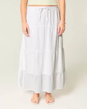 Clip Dot Tiered Maxi Φούστα