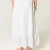 Clip Dot Tiered Maxi Φούστα