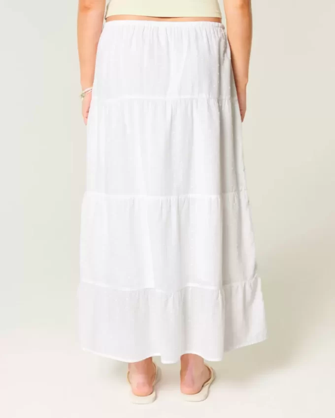 Clip Dot Tiered Maxi Φούστα
