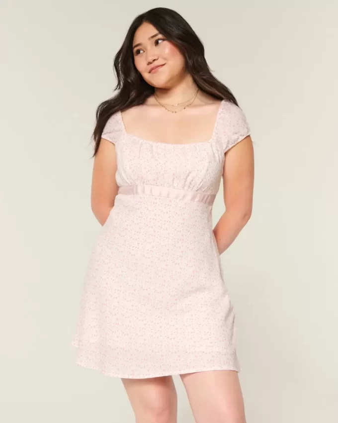 Μίνι Φόρεμα Crepe Satin Band Μίνι Φόρεμα Crepe Satin Band