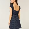 Μίνι Φόρεμα Crepe Satin Band Μίνι Φόρεμα Crepe Satin Band