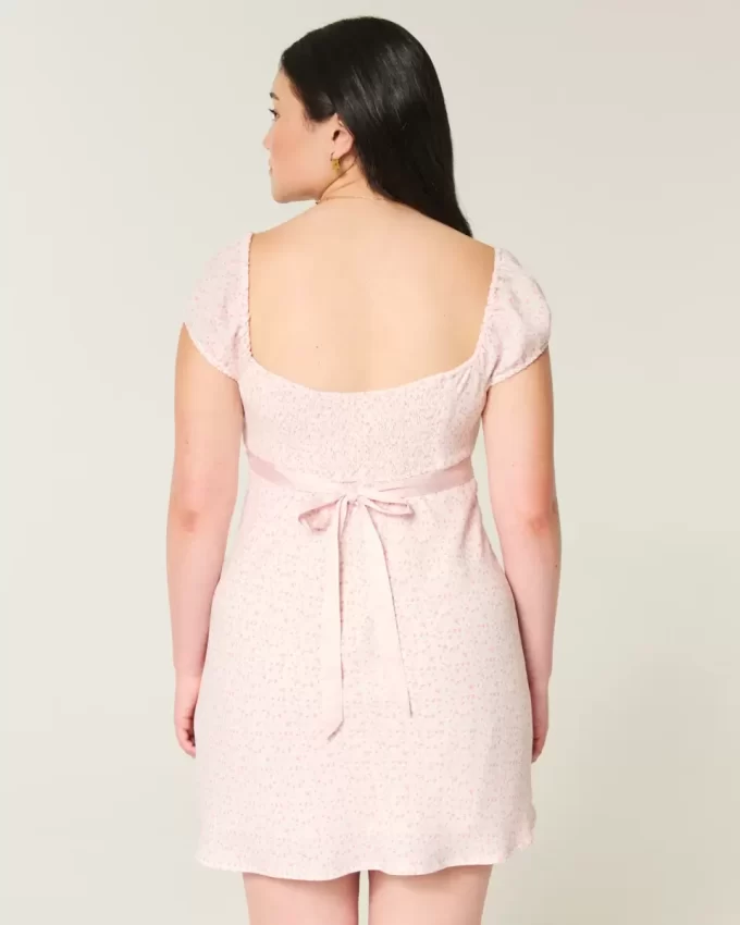 Μίνι Φόρεμα Crepe Satin Band Μίνι Φόρεμα Crepe Satin Band