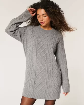 Υπερμεγέθη φόρεμα Crew-Knit Crew Sweater
