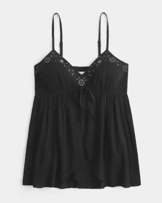 Μπλουζάκι Crinkle Shine Flyaway Babydoll Μπλουζάκι Crinkle Shine Flyaway Babydoll