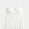 Μπλουζάκι Crinkle Shine Flyaway Babydoll Μπλουζάκι Crinkle Shine Flyaway Babydoll
