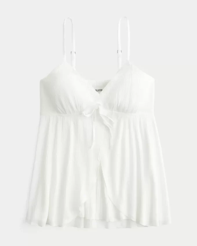 Μπλουζάκι Crinkle Shine Flyaway Babydoll Μπλουζάκι Crinkle Shine Flyaway Babydoll