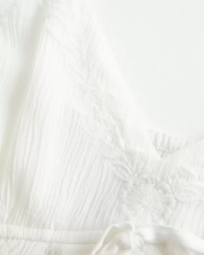 Μπλουζάκι Crinkle Shine Flyaway Babydoll Μπλουζάκι Crinkle Shine Flyaway Babydoll