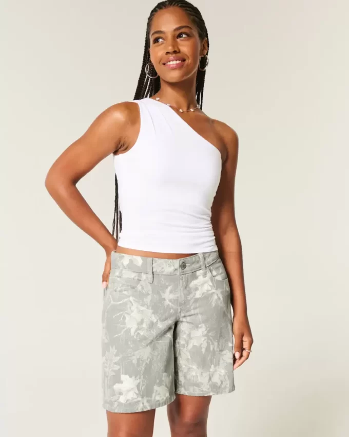 Curvy χαμηλού ύψους Camo Baggy Jort Curvy χαμηλού ύψους Camo Baggy Jort