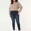 Curvy ψηλόμεσο Dark Wash Super Skinny Jeans Curvy ψηλόμεσο Dark Wash Super Skinny Jeans