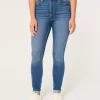 Curvy ψηλόμεσο Dark Wash Super Skinny Jeans Curvy ψηλόμεσο Dark Wash Super Skinny Jeans