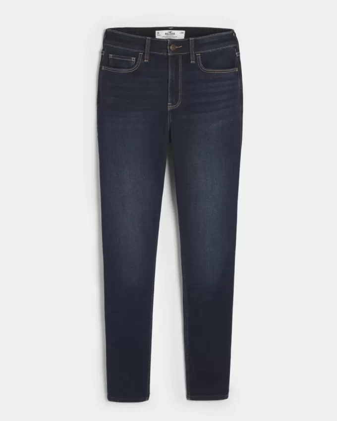 Curvy ψηλόμεσο Dark Wash Super Skinny Jeans Curvy ψηλόμεσο Dark Wash Super Skinny Jeans