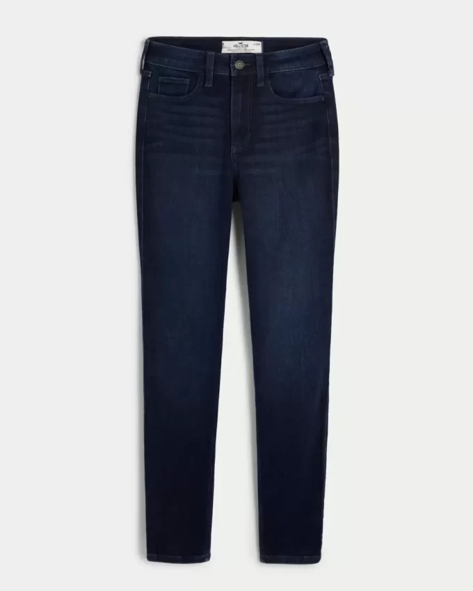 Curvy ψηλόμεσο Dark Wash Super Skinny Jeans Curvy ψηλόμεσο Dark Wash Super Skinny Jeans