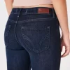 Curvy Low-Rise Dark Wash Super Skinny Jeans