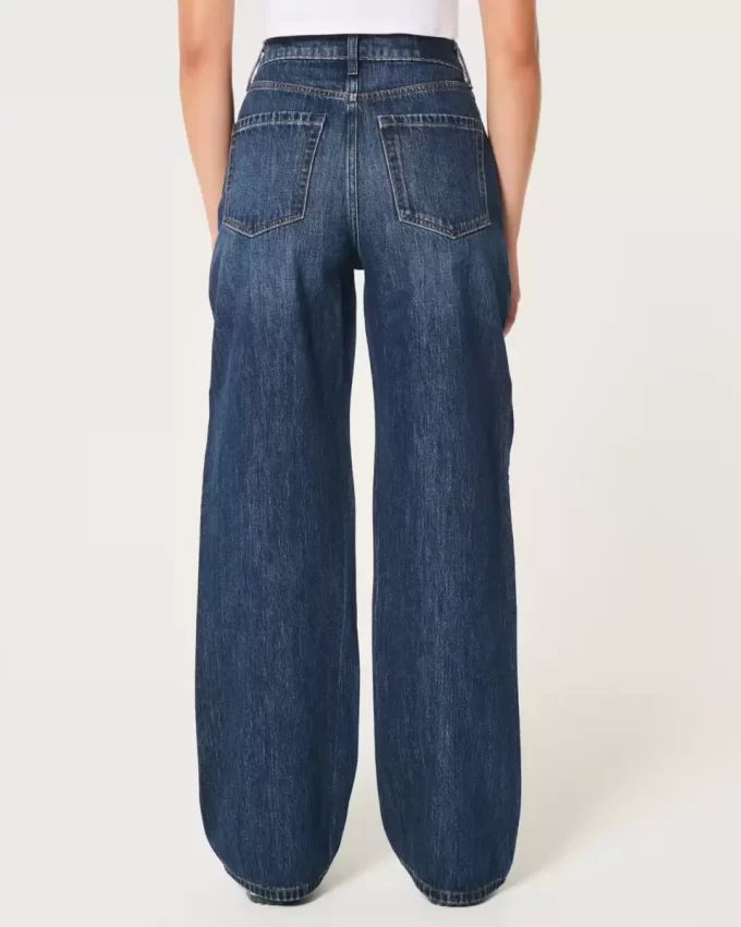 Curvy Ultra High-Rise Dark Wash Baggy τζιν Curvy Ultra High-Rise Dark Wash Baggy τζιν