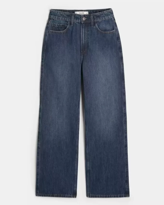 Curvy Ultra High-Rise Dark Wash Baggy τζιν Curvy Ultra High-Rise Dark Wash Baggy τζιν