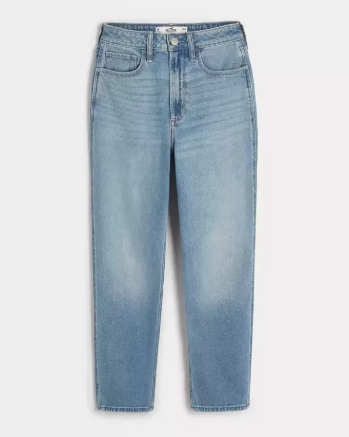Curvy Ultra High Rise Medium Wash Mom Jeans