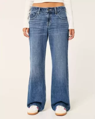 Χαμηλό τζιν Dark Wash Baggy Χαμηλό τζιν Dark Wash Baggy