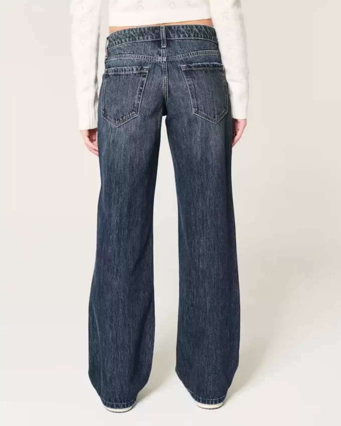Χαμηλό τζιν Dark Wash Baggy Χαμηλό τζιν Dark Wash Baggy