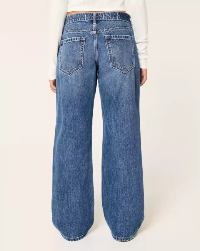 Χαμηλό τζιν Dark Wash Baggy Χαμηλό τζιν Dark Wash Baggy